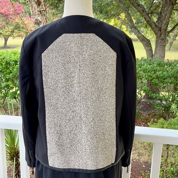 French Connection Mixed Media Jacket / Blazer - Picture 4 of 8